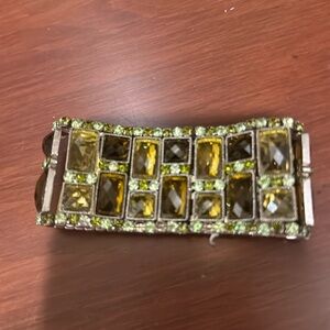 Green and brown bracelet